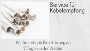 Service für Kabelfernsehen