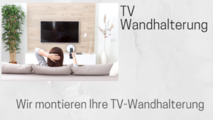 Wandhaltermontage