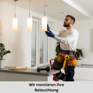Lampenmontage